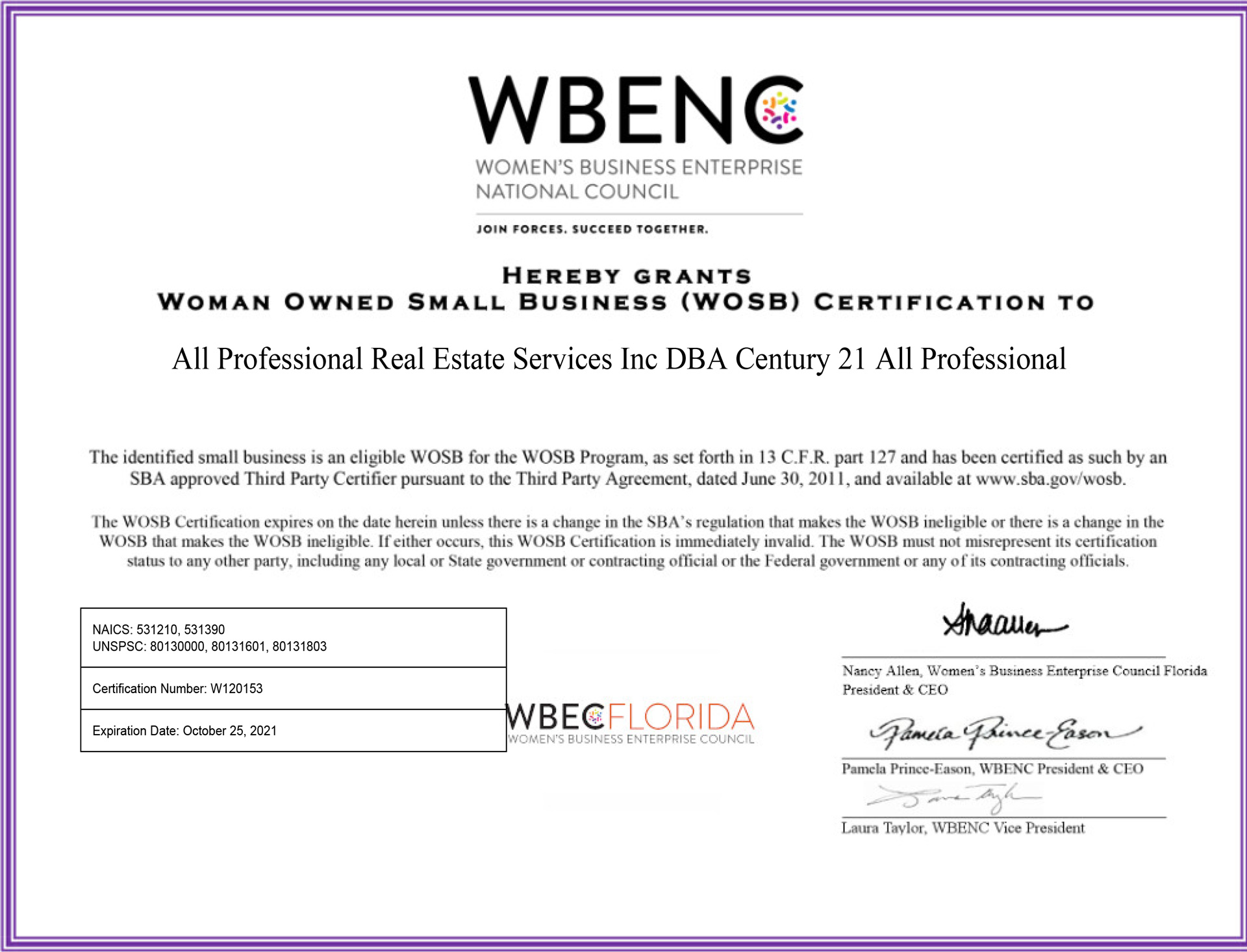 WBENC Womens Business Enterprise National Council